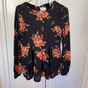 ASOS floral blouse (Great for Maternity!)